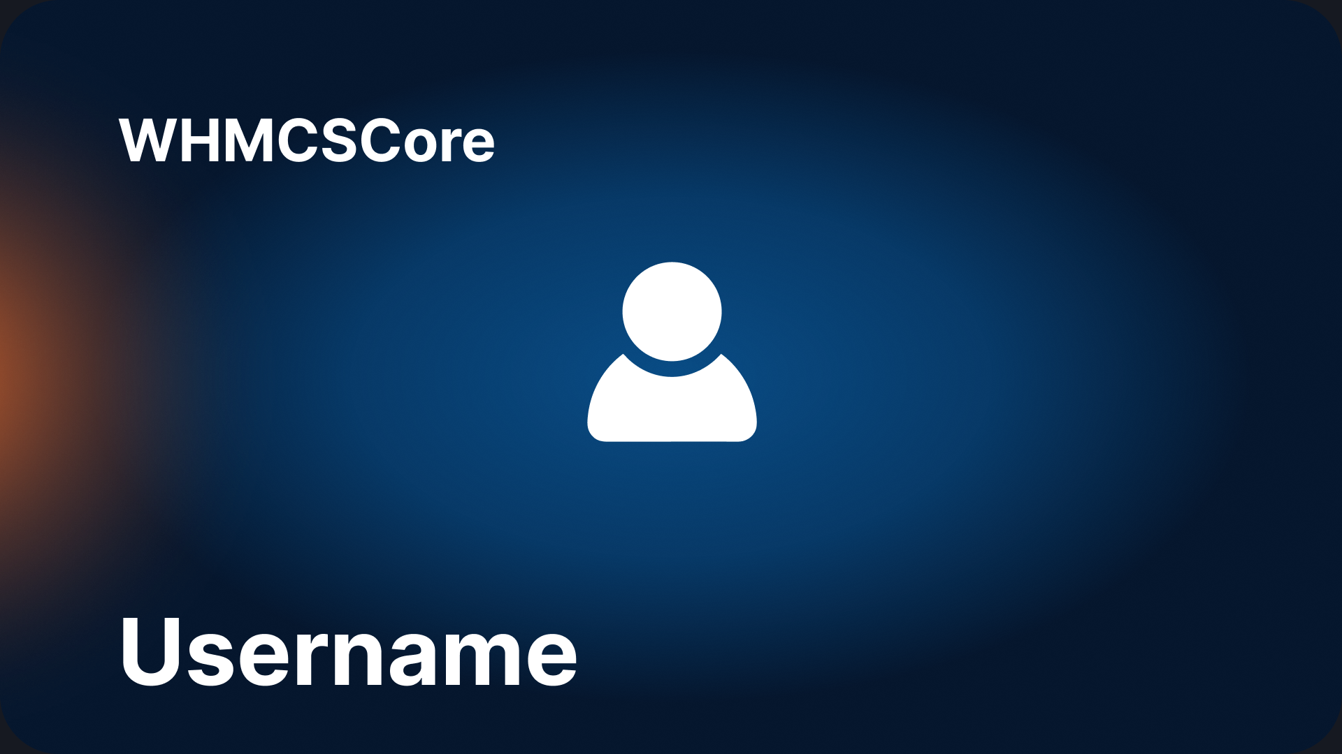 WHMCS Core Username Module