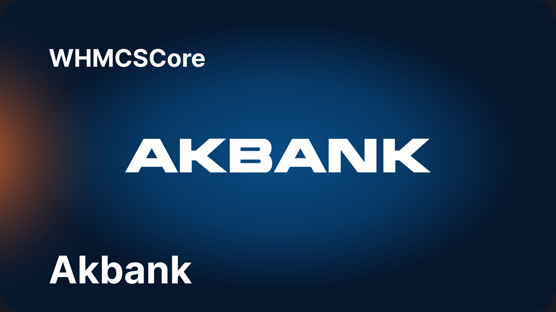 WHMCSCore Akbank Modülü