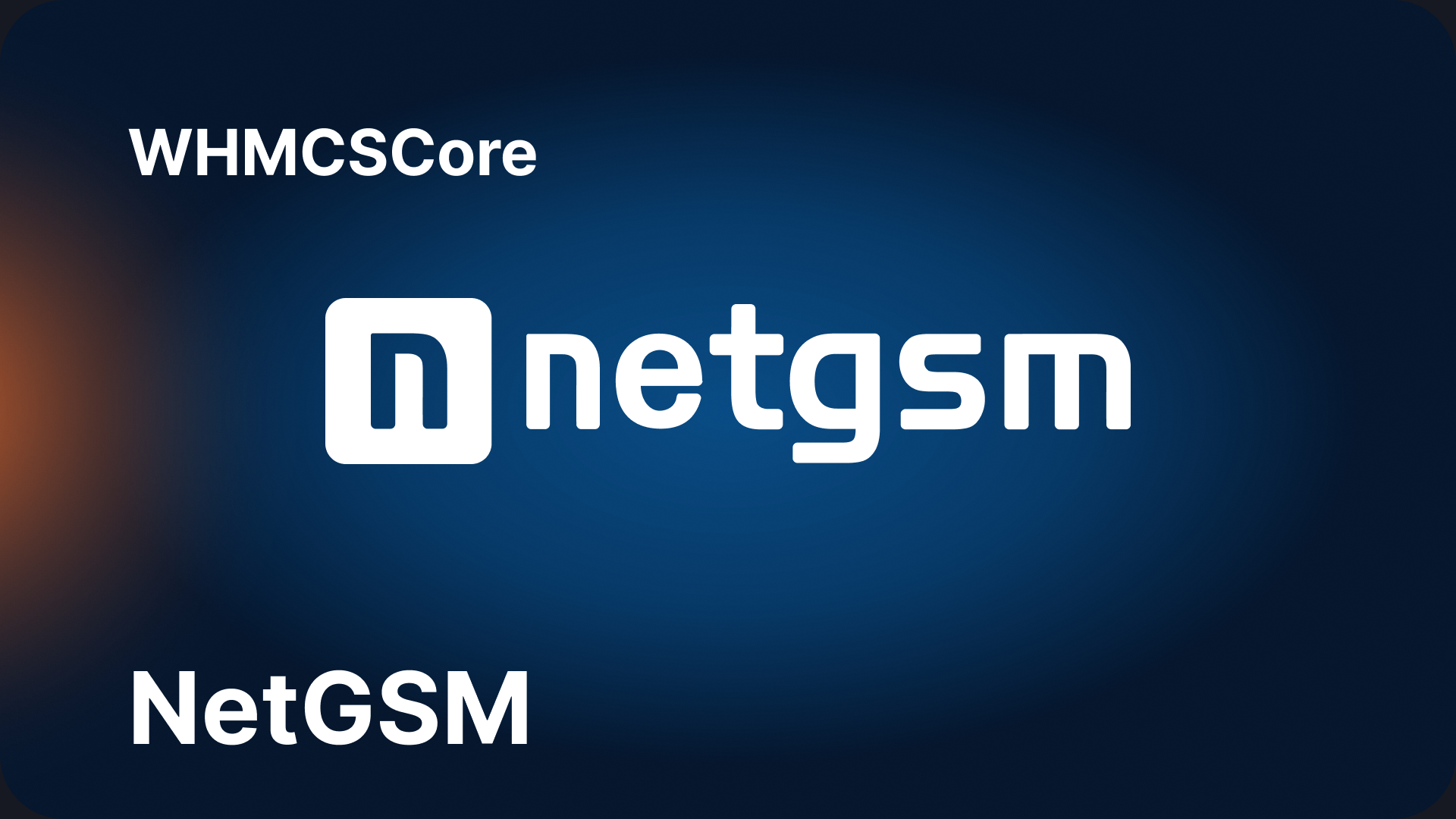 WHMCSCore NetGSM Modülü