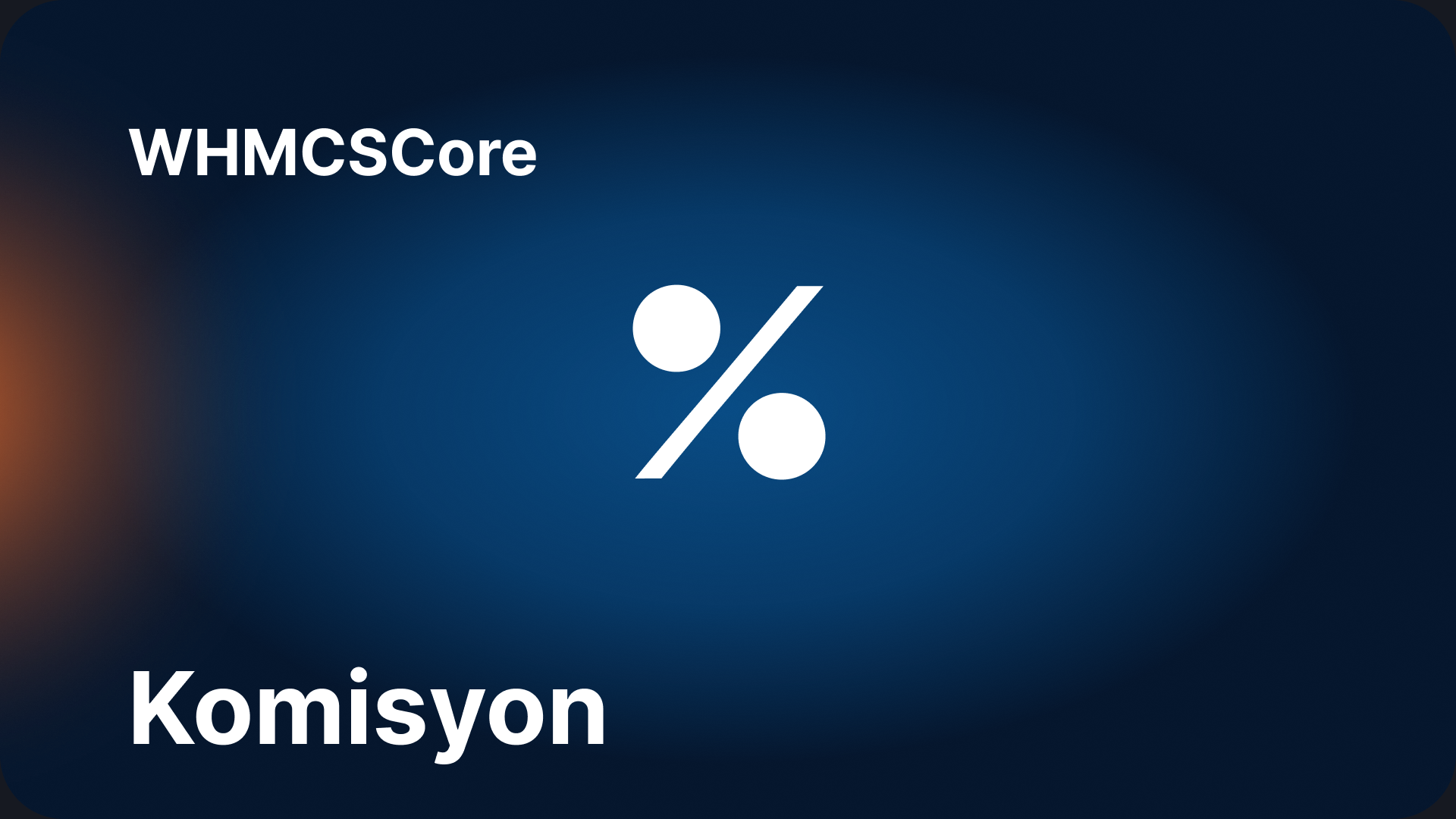 WHMCSCore Komisyon Modülü